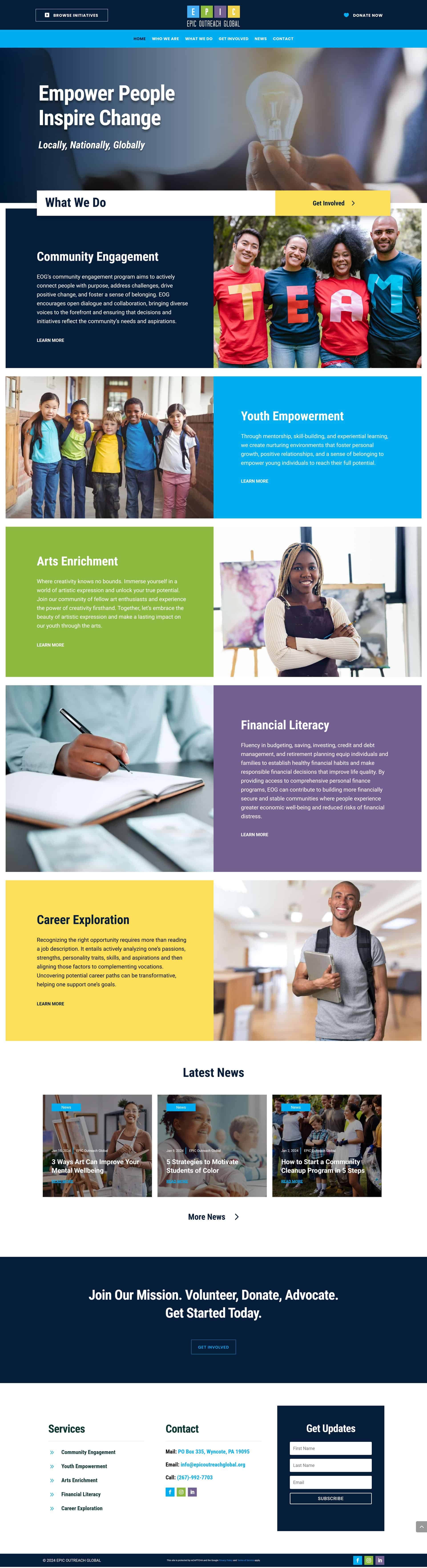 nonprofit website design